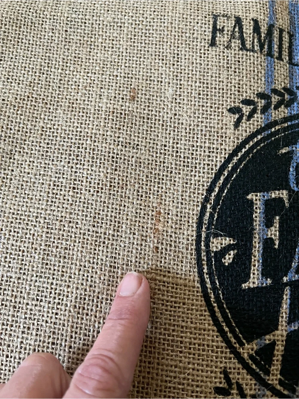 Farmhouse Burlap Placemats - Set of 4